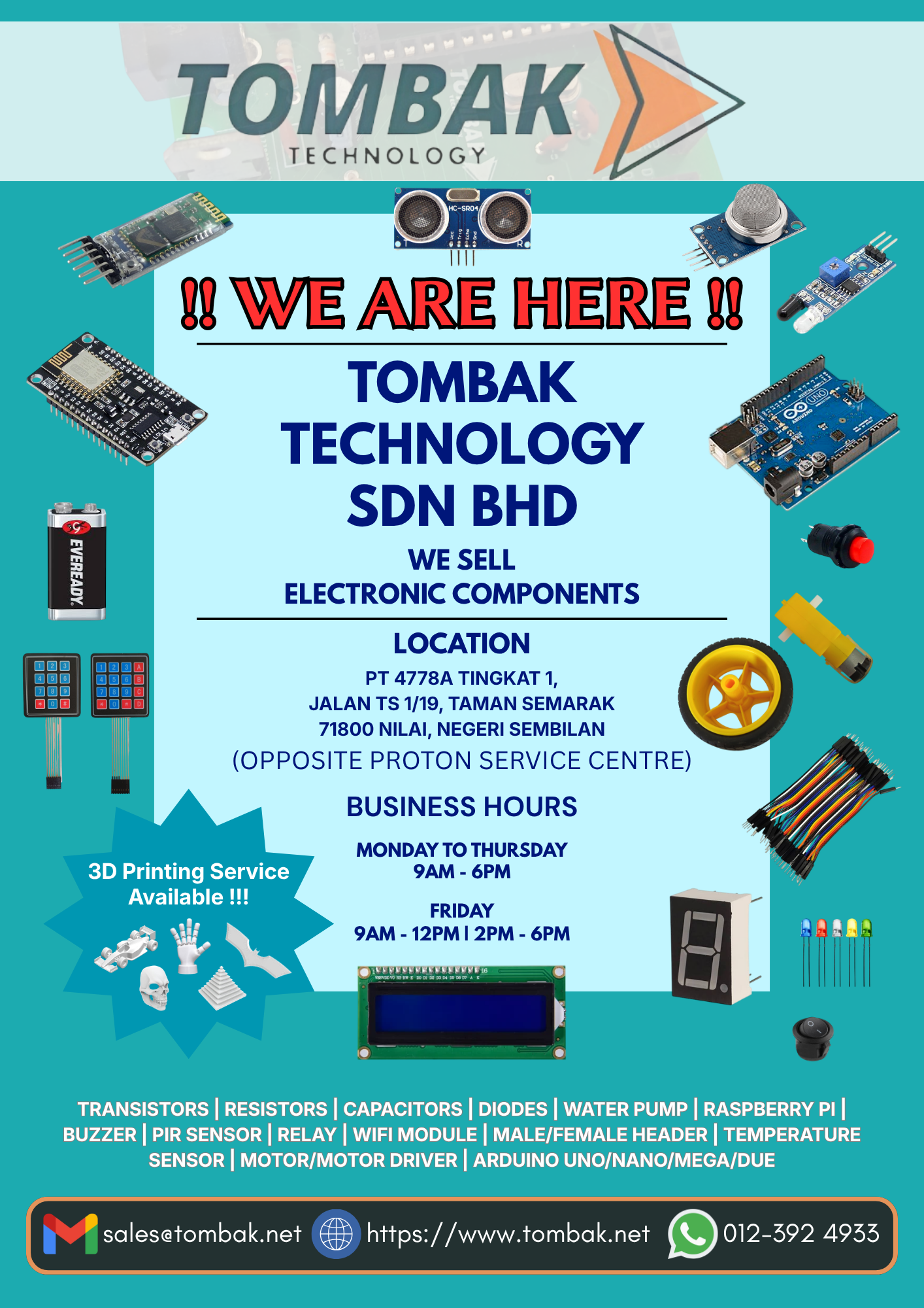 Tombak Technology Latest Poster